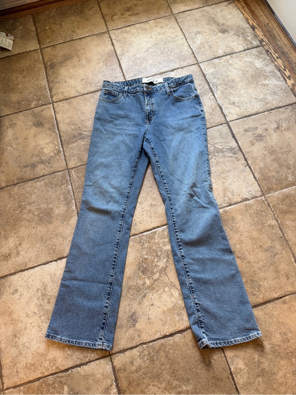 GAP Women's Bootcut Jeans in Medium Blue Denim